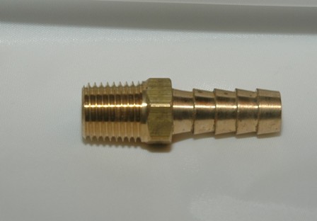 pipe tapered brass hose fittings male national thread barb npt couplers adapters